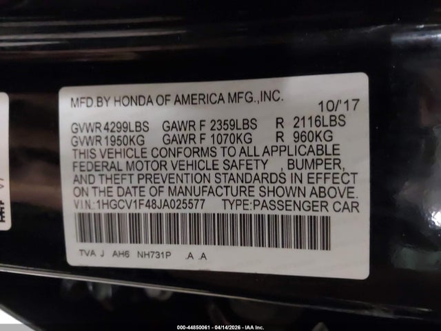 Honda Accord Ex