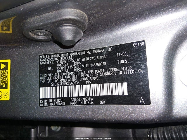 Toyota Highlander Xle