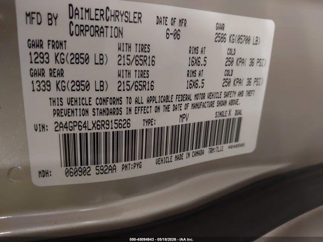 Chrysler Town & Country Limited