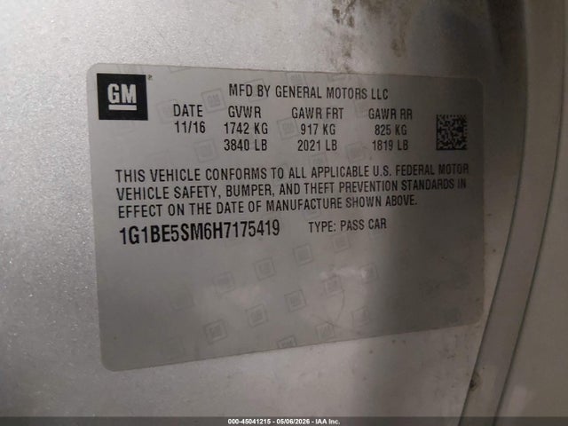 Chevrolet Cruze Lt Auto