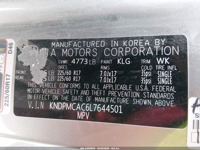 Kia Sportage Lx