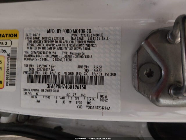 Ford Fusion Se