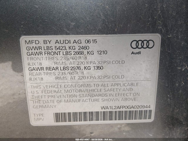 Audi Q5 2.0t Premium