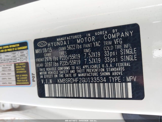 Hyundai SANTA FE Limited