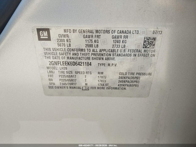 Chevrolet Equinox 1lt