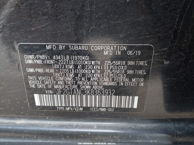 Subaru Crosstrek 2.0i Limited