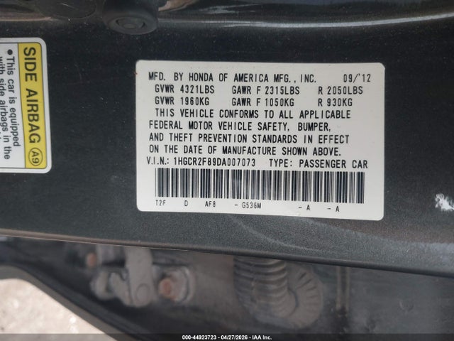 Honda Accord Ex-l