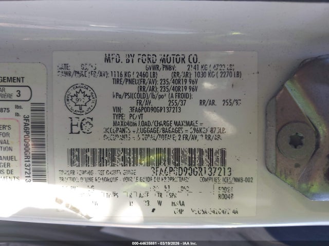 Ford Fusion Titanium