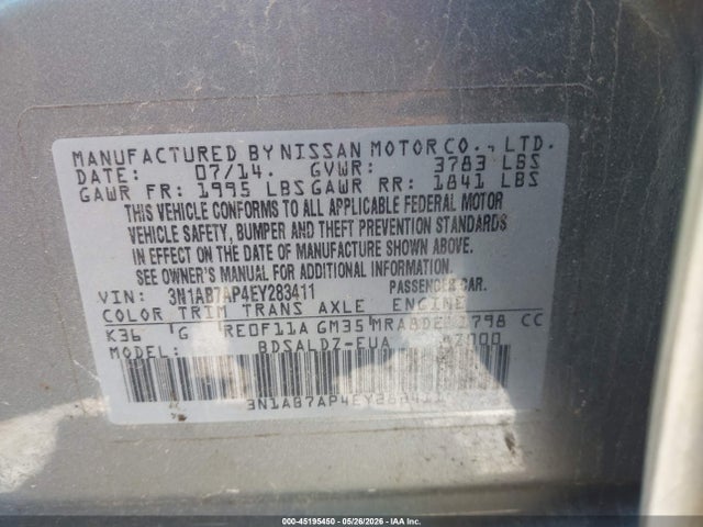 Nissan Sentra Sv