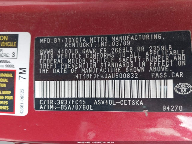 Toyota Camry Se