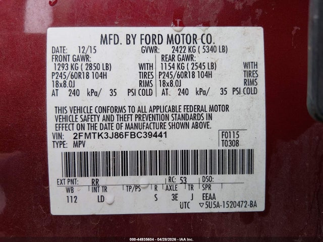 Ford Edge Sel