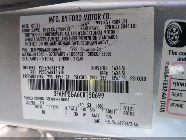 Ford Fusion S