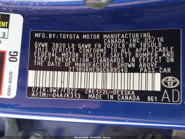 Toyota Corolla S