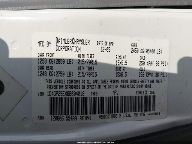 Dodge Caravan Se