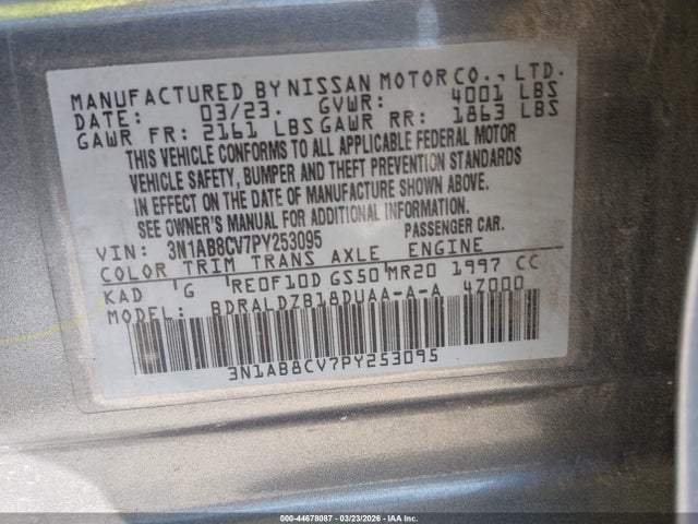 Nissan Sentra Sv Xtronic Cvt