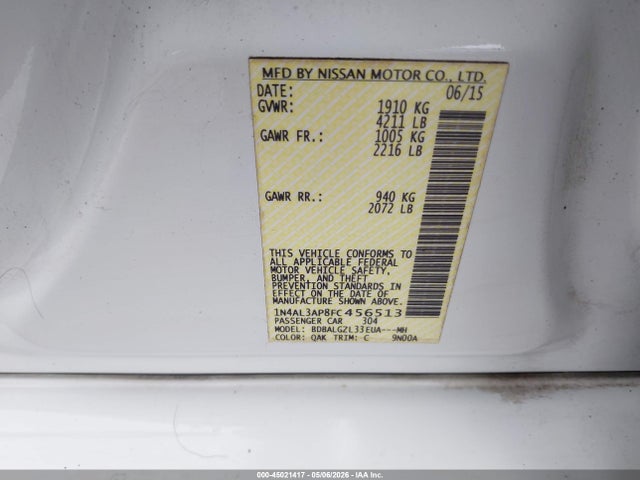 Nissan Altima 2.5 S
