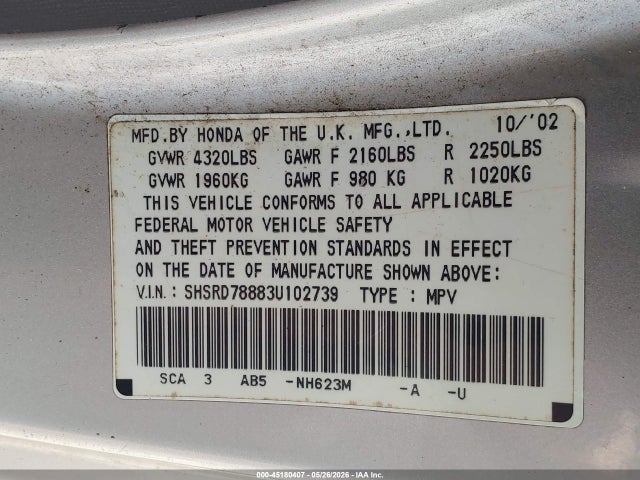 Honda CR-V Ex