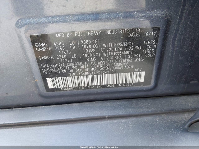 Subaru Outback 2.5i Limited
