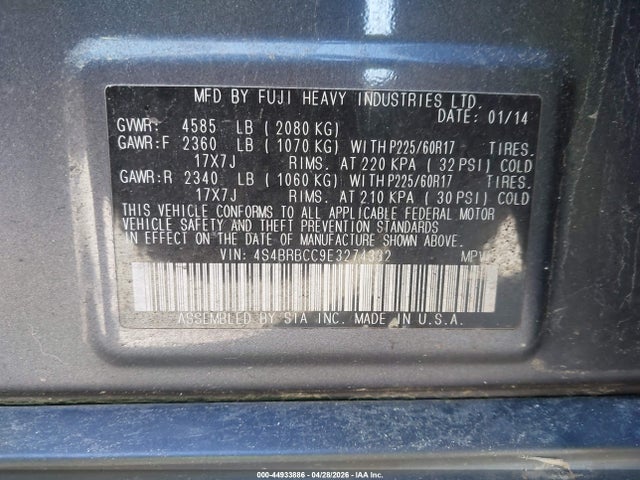 Subaru Outback 2.5i Premium