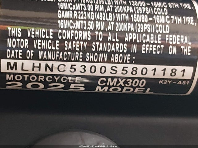 Honda Cmx300