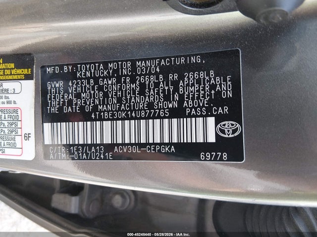 Toyota Camry Xle