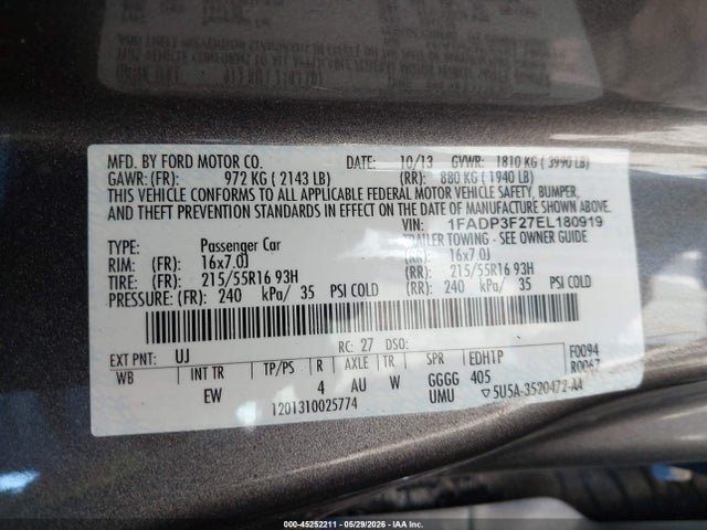 Ford Focus Se