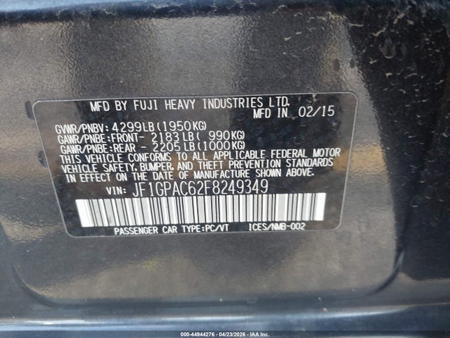 Subaru Impreza 2.0i Premium