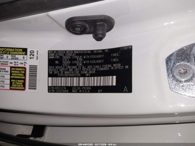 Toyota Sienna Xle 8 Passenger
