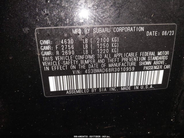 Subaru Legacy Premium