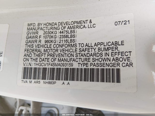 Honda Accord Sport Special Edition