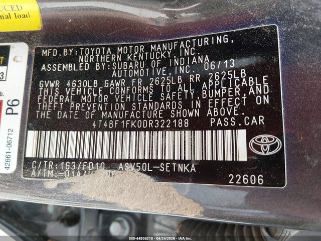 Toyota Camry Le