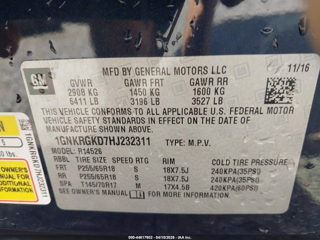 Chevrolet Traverse 1lt