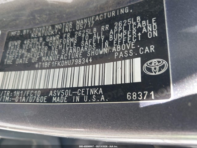 Toyota Camry Le