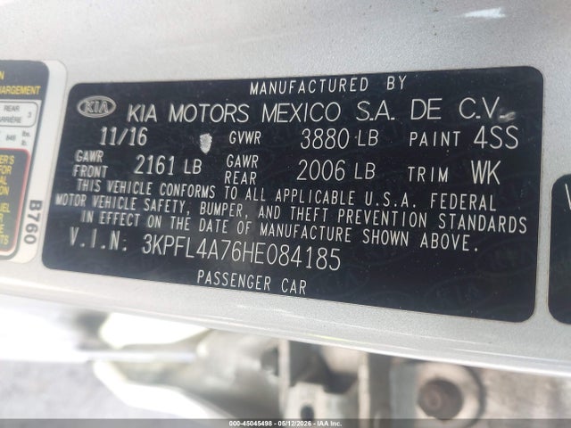 Kia Forte Lx
