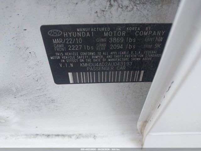Hyundai ELANTRA Gls