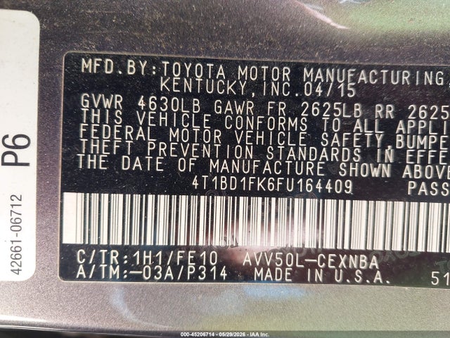 Toyota Camry Le