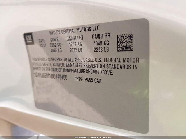 Buick Lucerne Cxl Premium