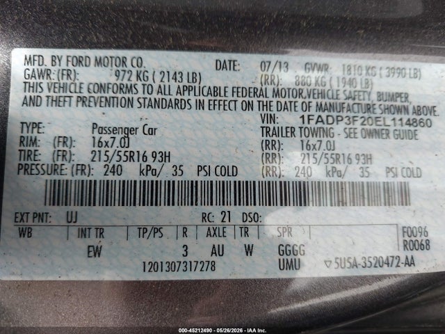 Ford Focus Se