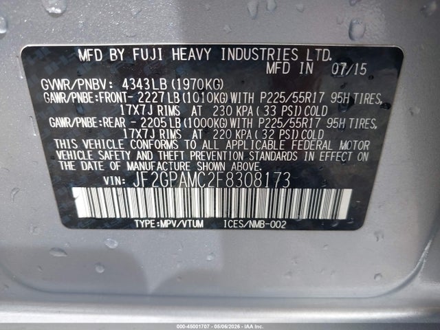 Subaru Crosstrek 2.0i Limited