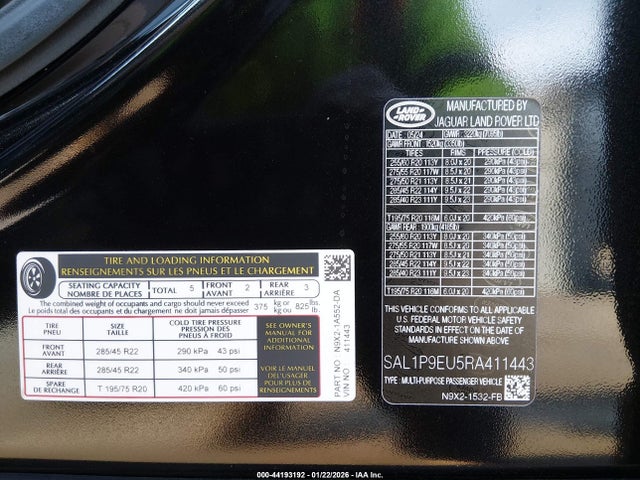 Land Rover Range Rover Sport Se
