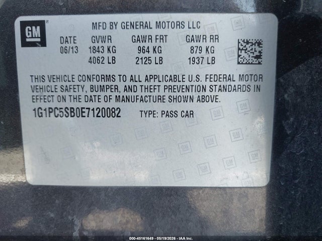 Chevrolet Cruze 1lt Auto