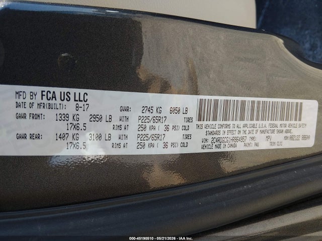 Dodge Grand Caravan Sxt
