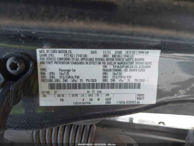 Ford Focus Se
