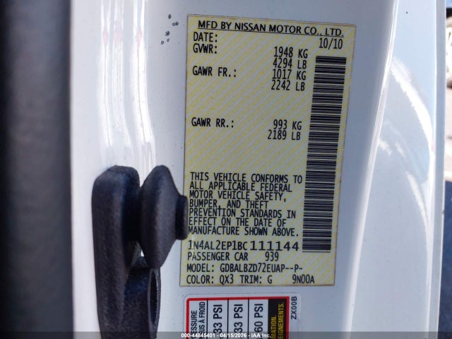 Nissan Altima 2.5 S
