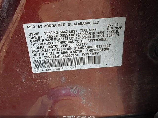 Honda Pilot Lx