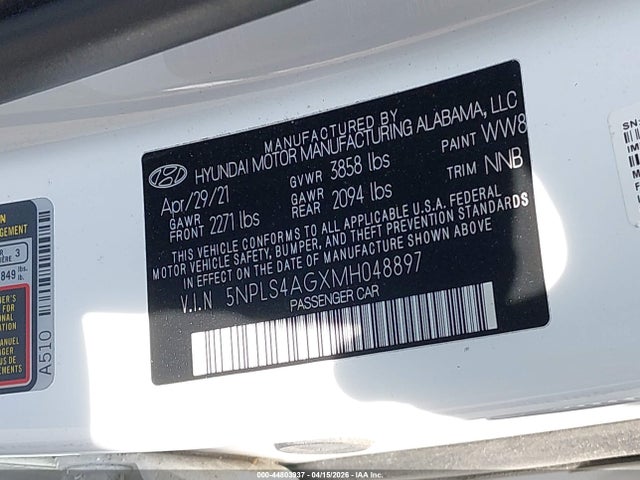 Hyundai ELANTRA Sel