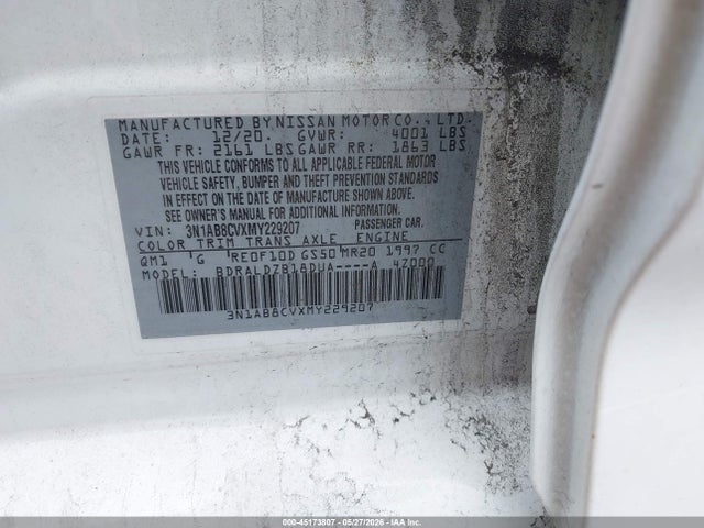Nissan Sentra Sv Xtronic Cvt