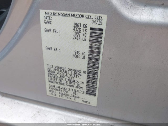 Nissan Altima 2.5 S