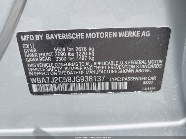 BMW 7 Series Xdrive Iperformance