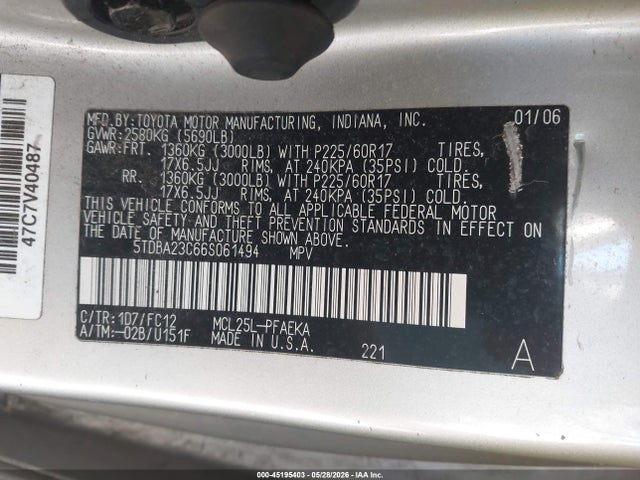 Toyota Sienna Le